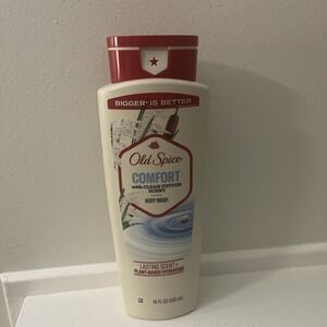 Old Spice Comfort Clean Cotton Scent Body Wash‎ Discontinued Rare HTF